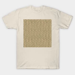 Winter Knit Pattern Drawing T-Shirt